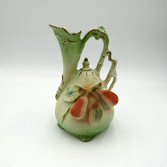 Vienna Austria Other - Vienna Austria Ewre Vintage Ceramic 5" Pitcher Pear Design Ornate Handle